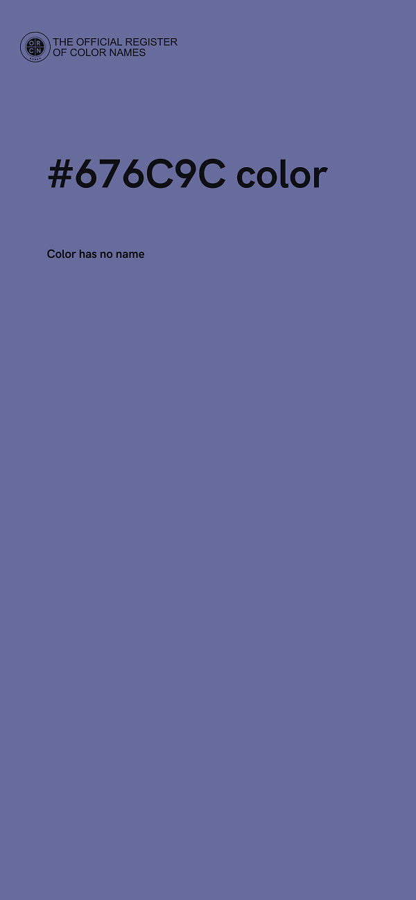 #676C9C color image