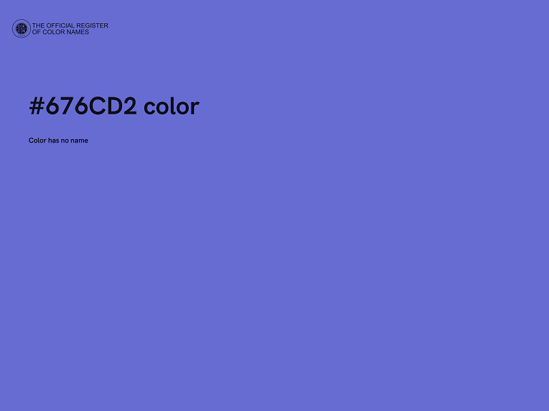 #676CD2 color image