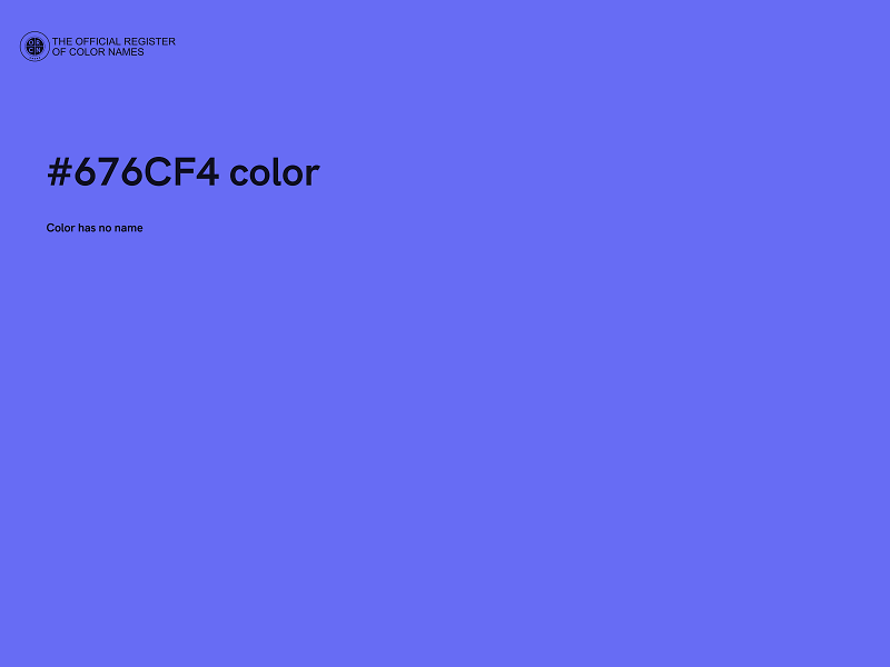 #676CF4 color image