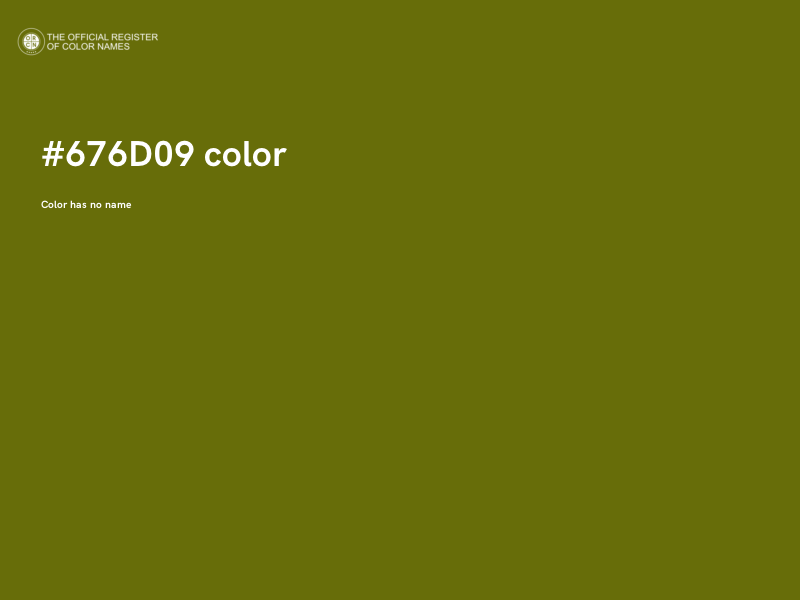 #676D09 color image