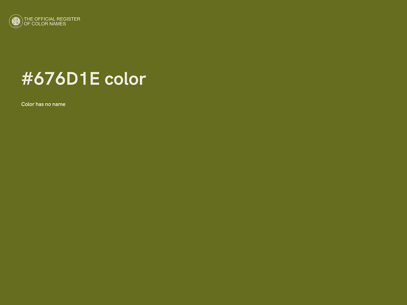 #676D1E color image