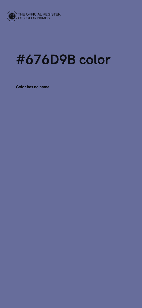 #676D9B color image