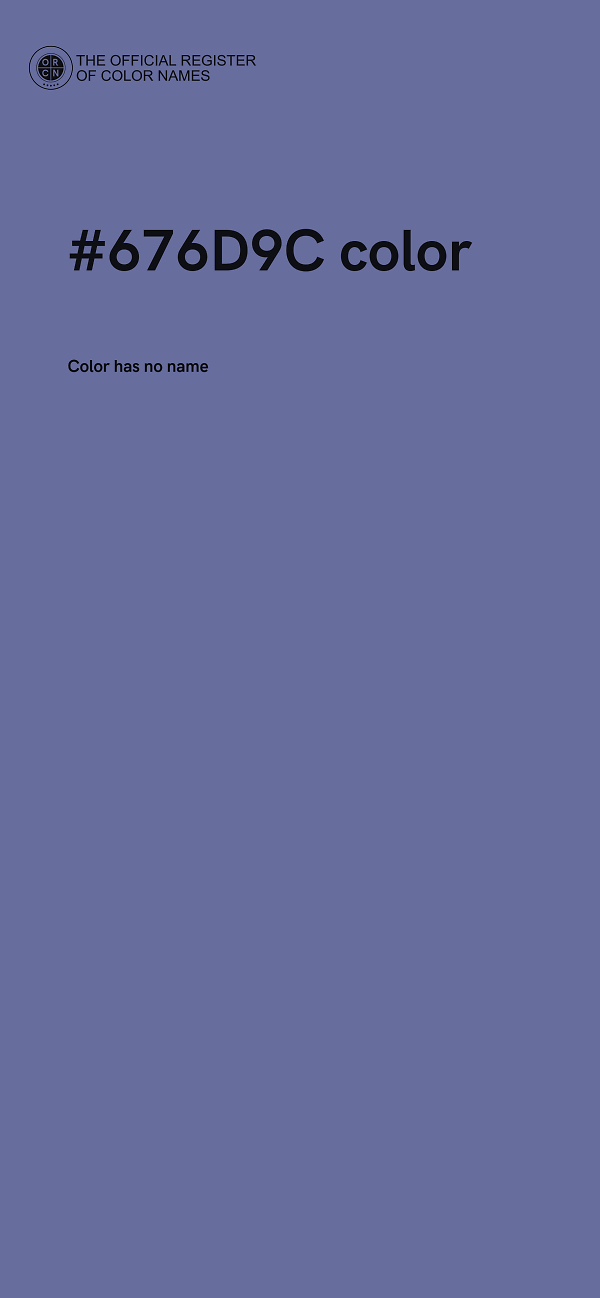 #676D9C color image