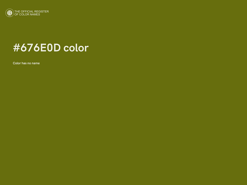 #676E0D color image