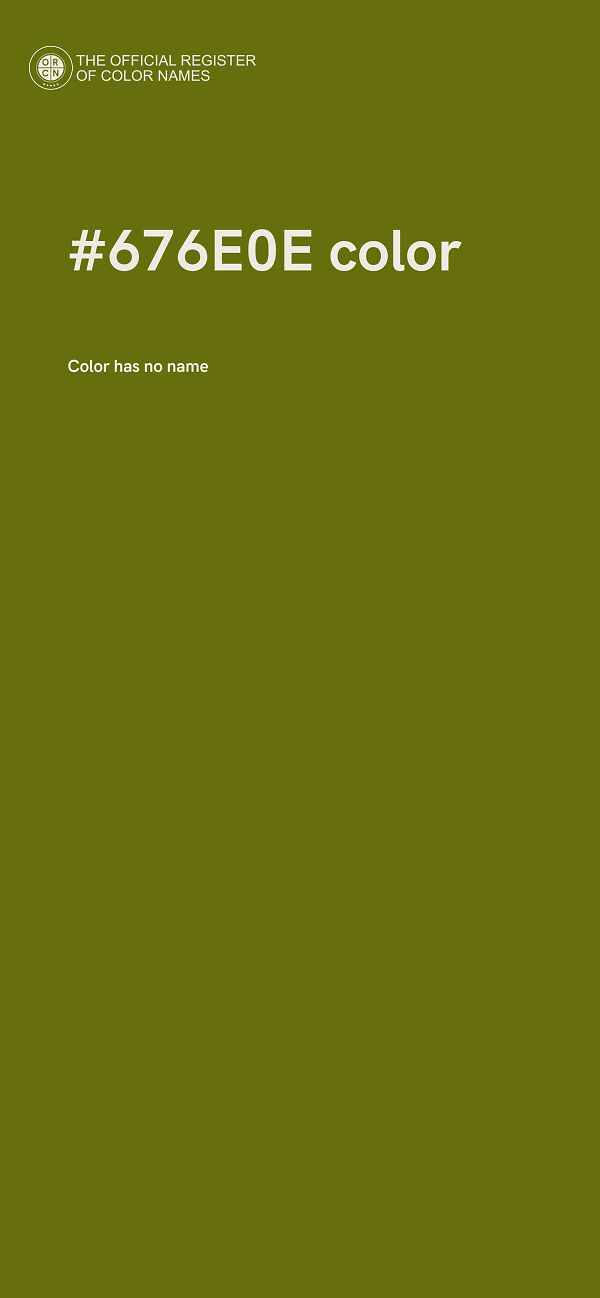 #676E0E color image