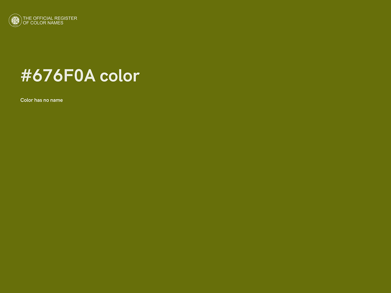 #676F0A color image