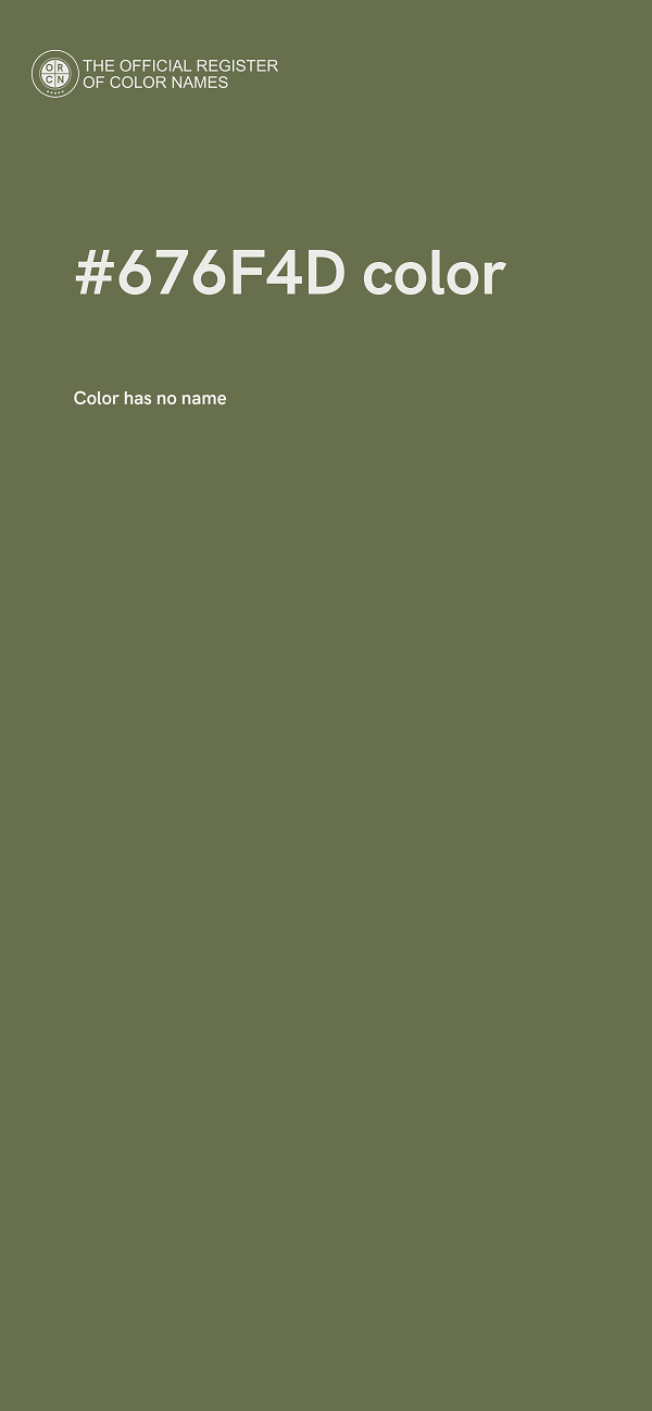 #676F4D color image