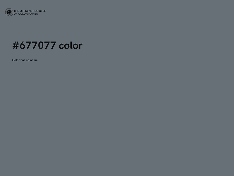 #677077 color image