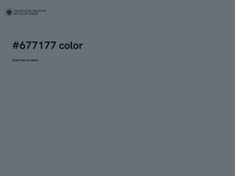 #677177 color image