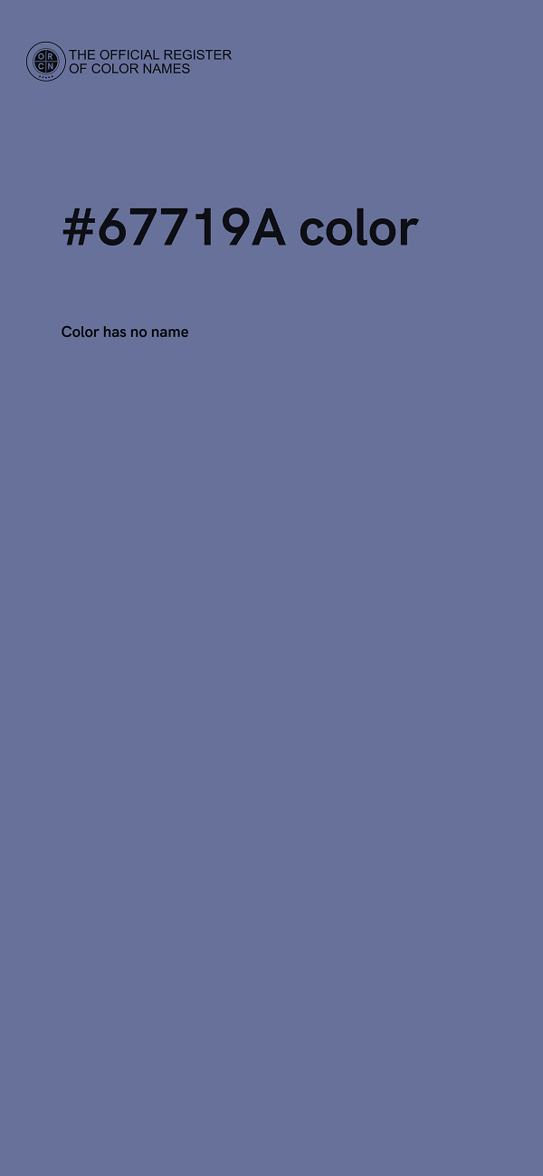 #67719A color image