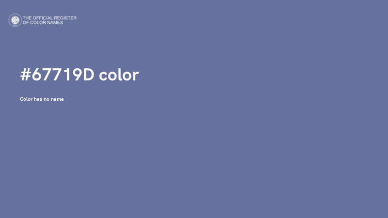 #67719D color image