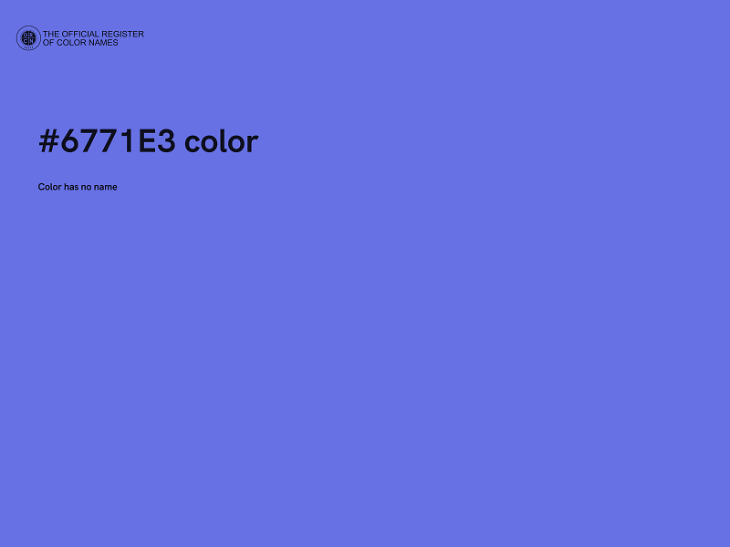 #6771E3 color image