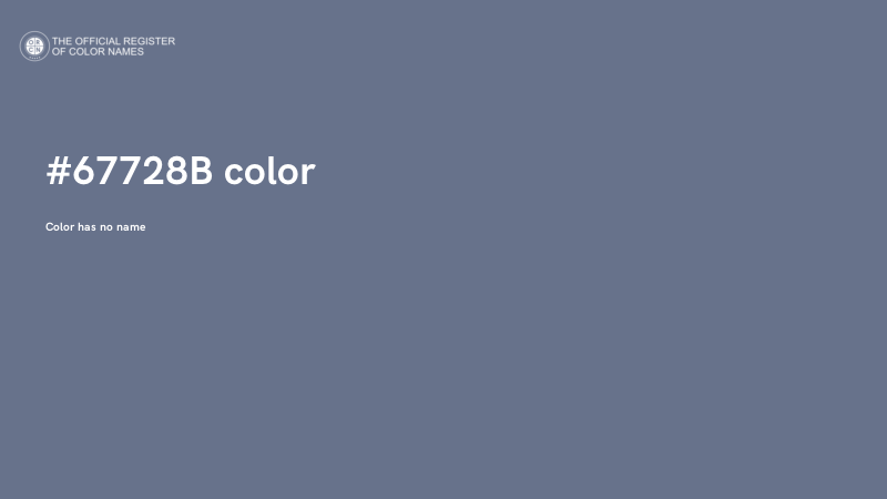 #67728B color image
