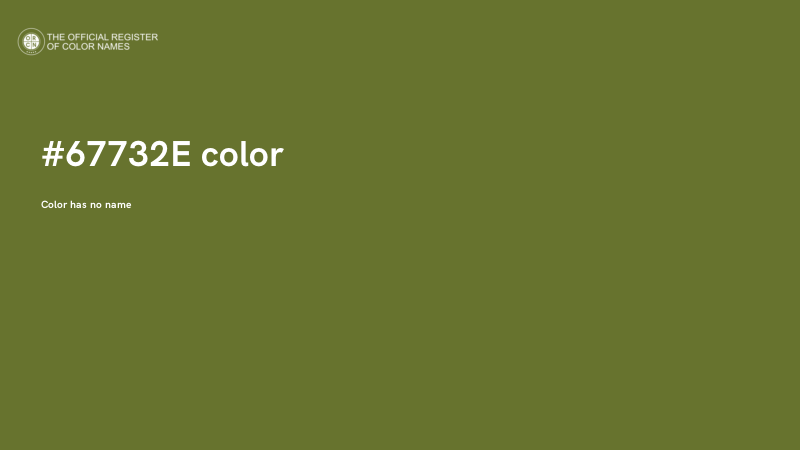 #67732E color image