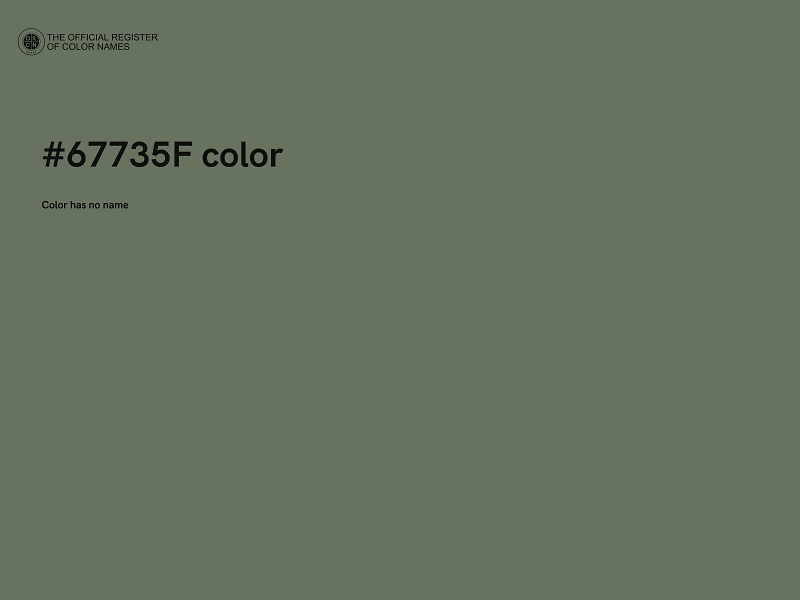 #67735F color image