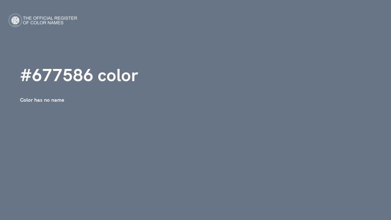 #677586 color image