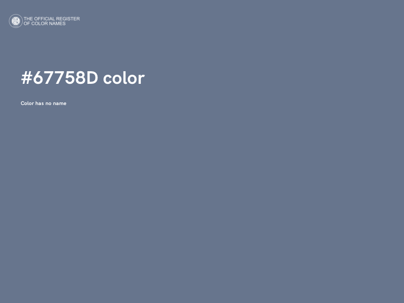 #67758D color image