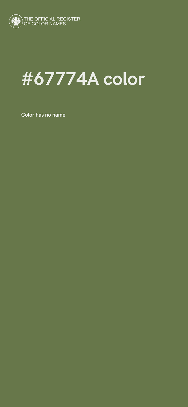 #67774A color image