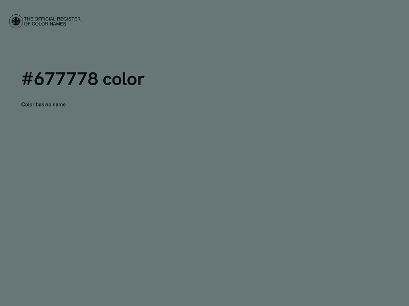 #677778 color image