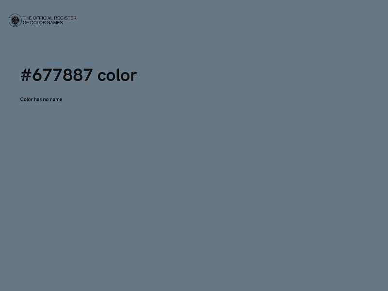 #677887 color image