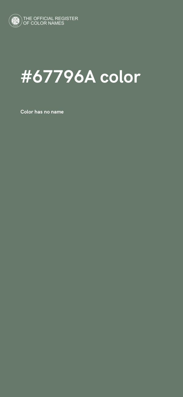 #67796A color image