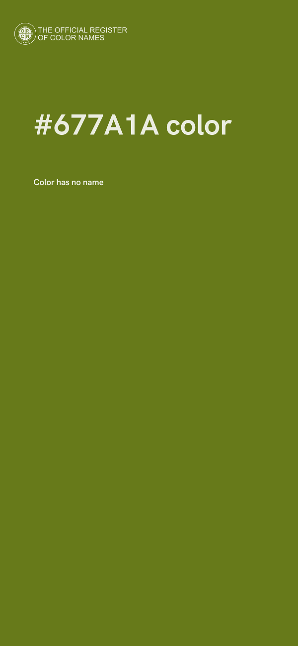 #677A1A color image