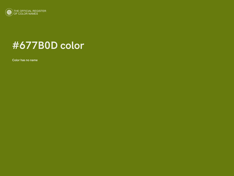 #677B0D color image