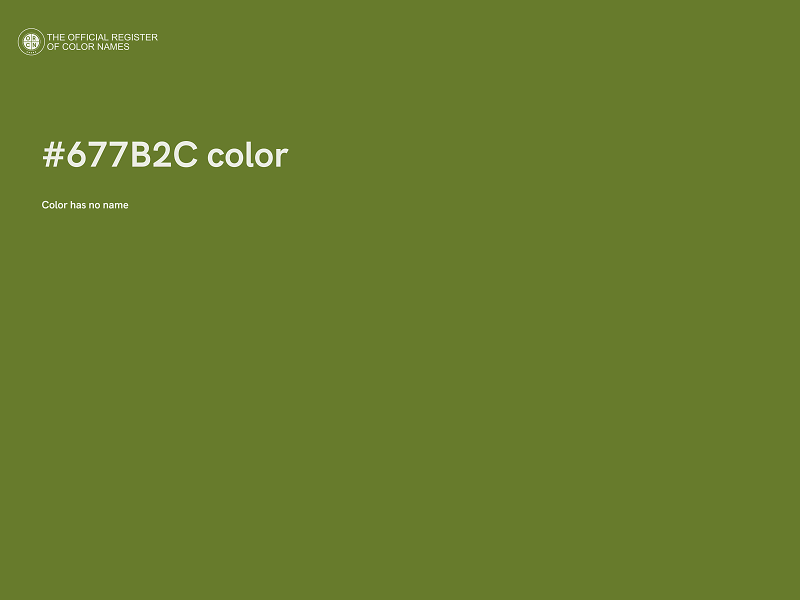 #677B2C color image