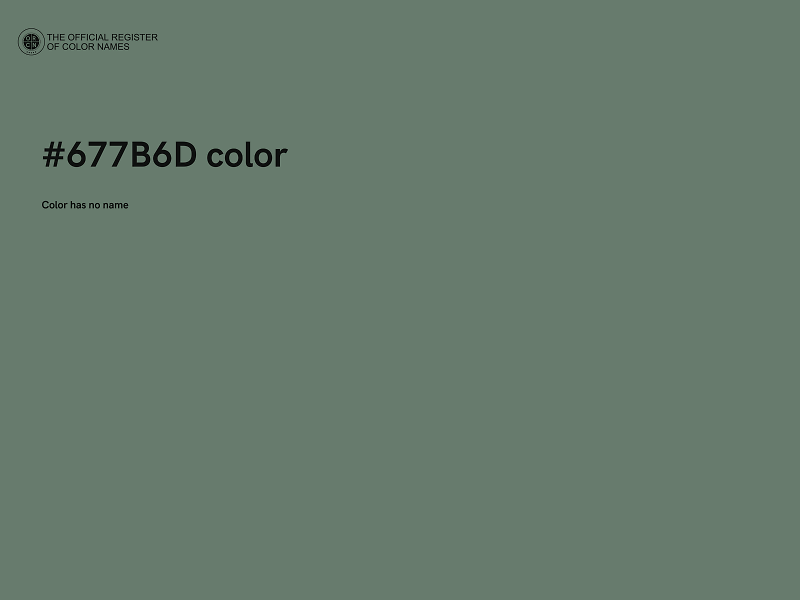 #677B6D color image