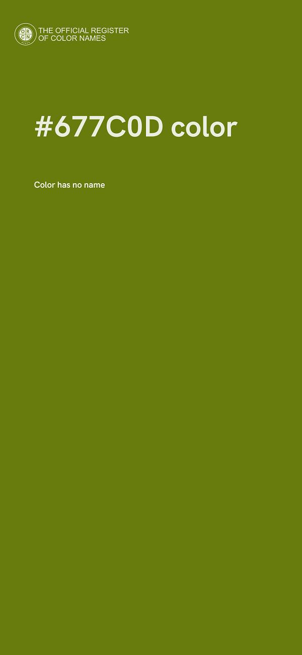 #677C0D color image