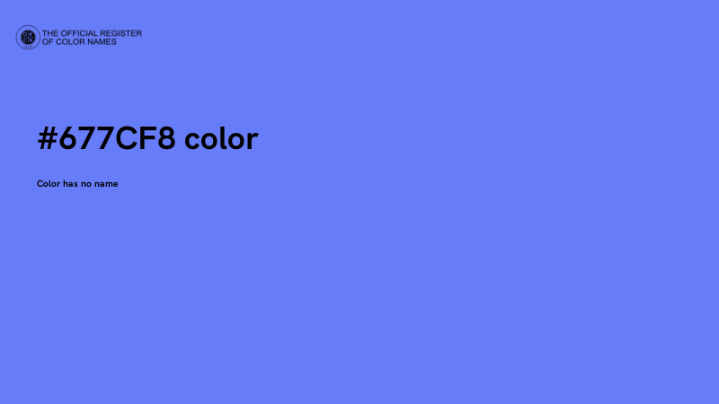 #677CF8 color image