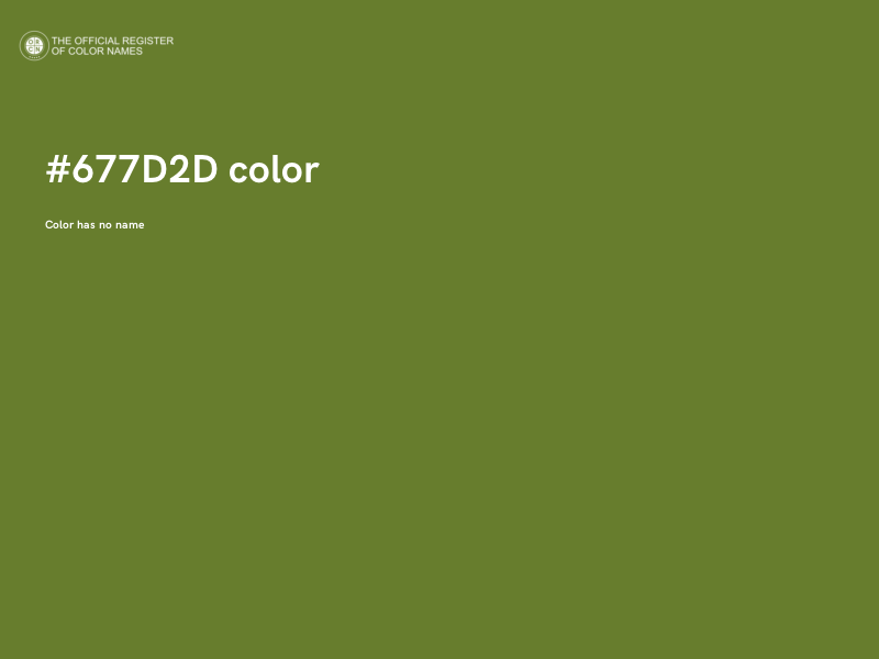 #677D2D color image