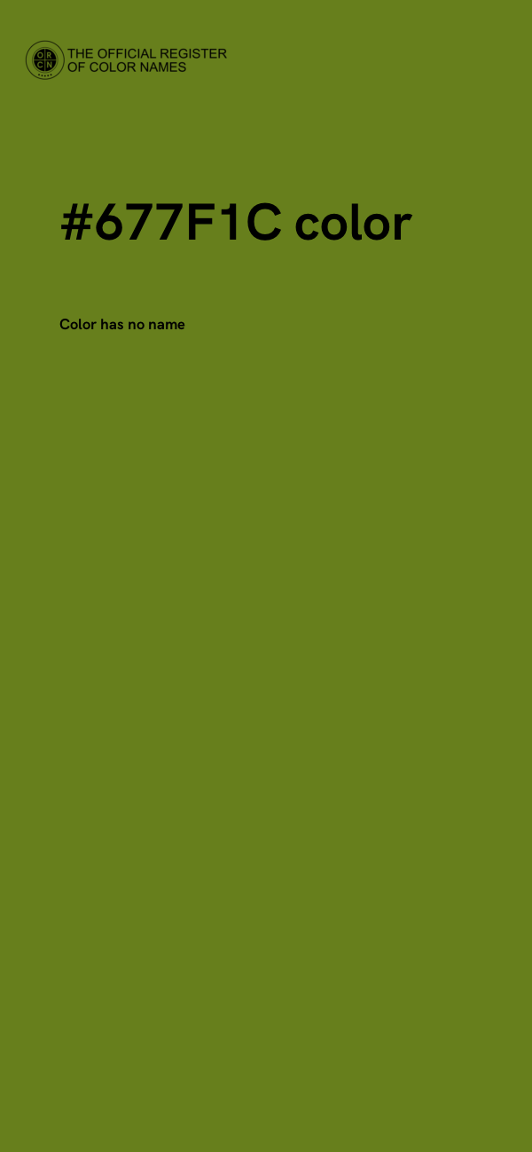 #677F1C color image