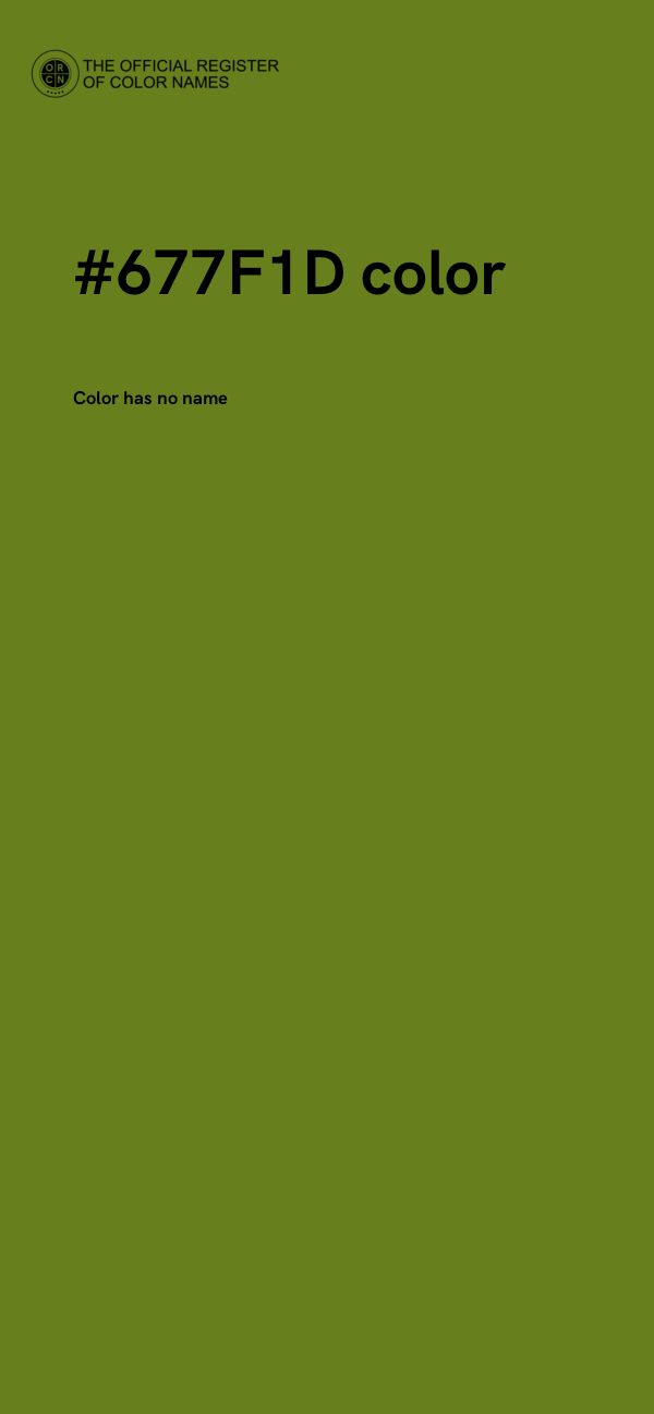 #677F1D color image