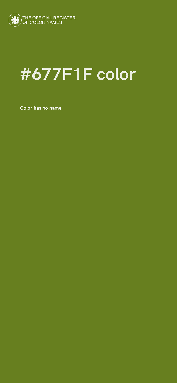 #677F1F color image