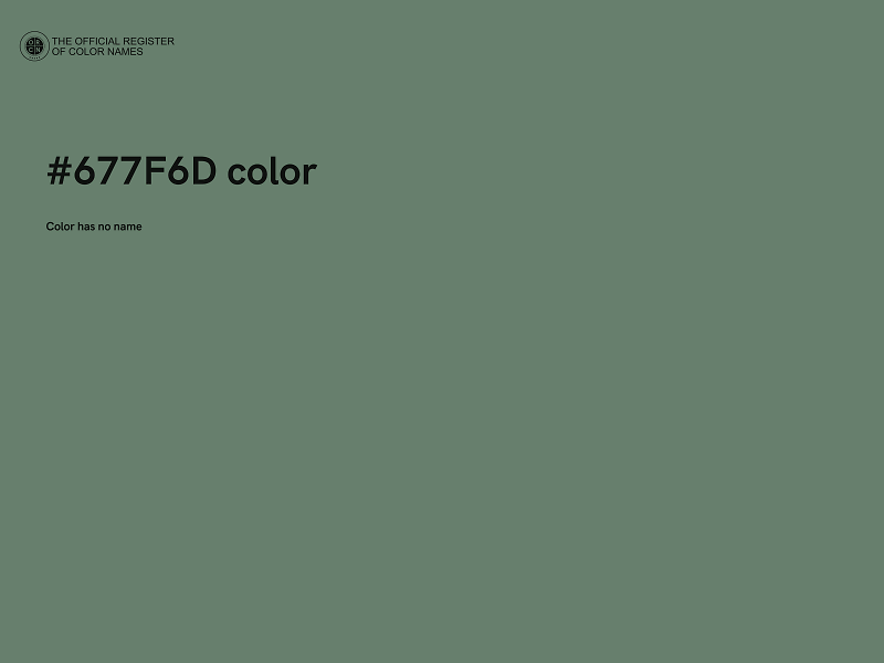 #677F6D color image