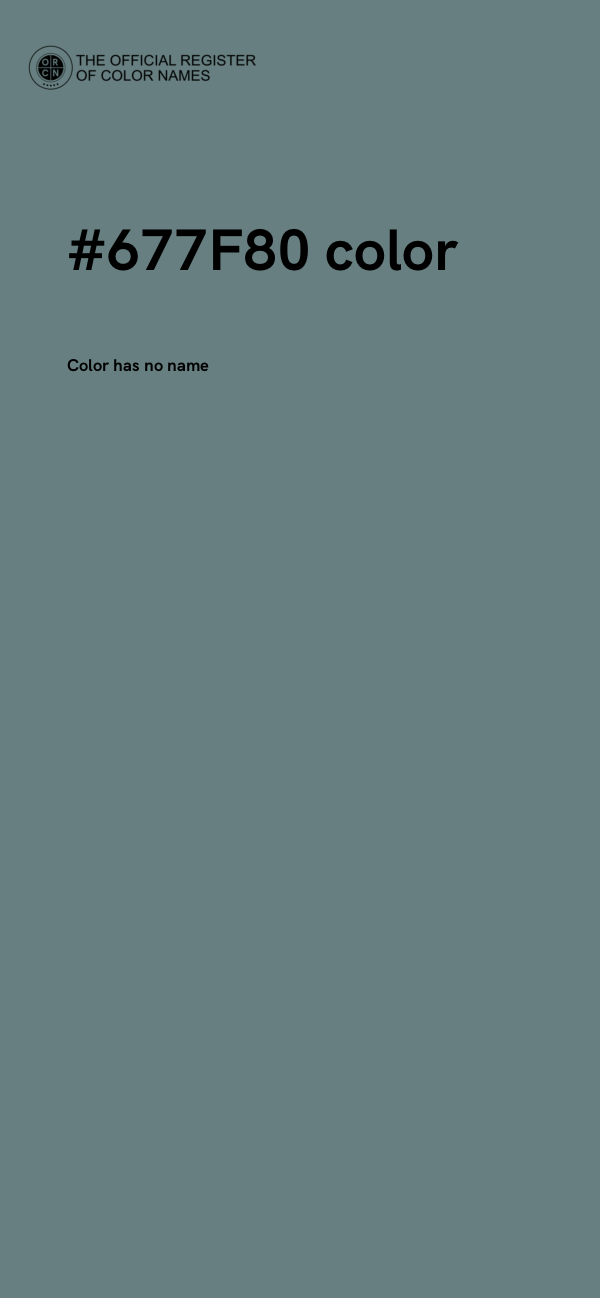 #677F80 color image