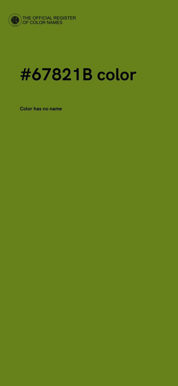 #67821B color image