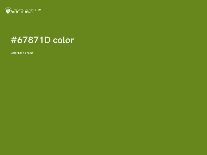 #67871D color image