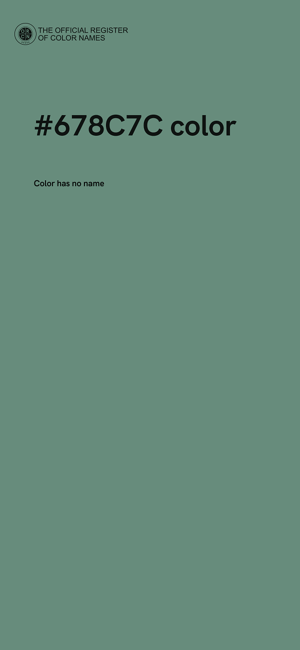 #678C7C color image