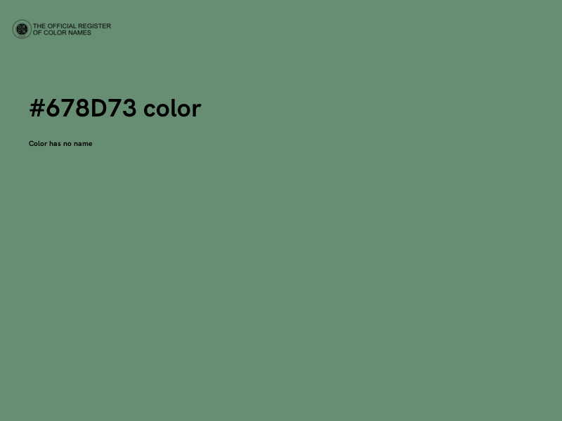 #678D73 color image