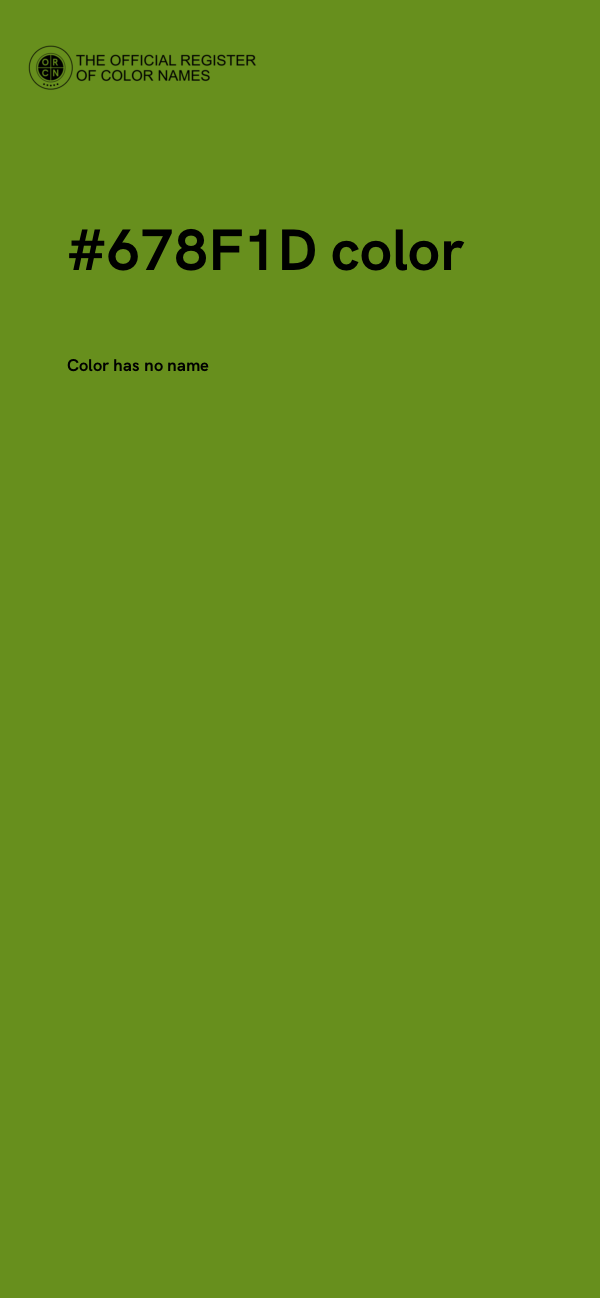 #678F1D color image