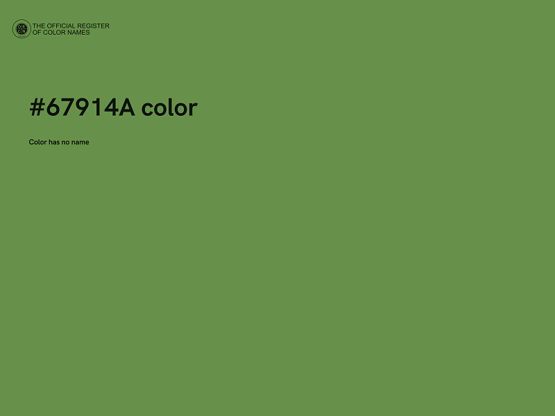 #67914A color image