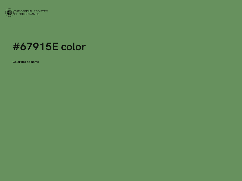 #67915E color image