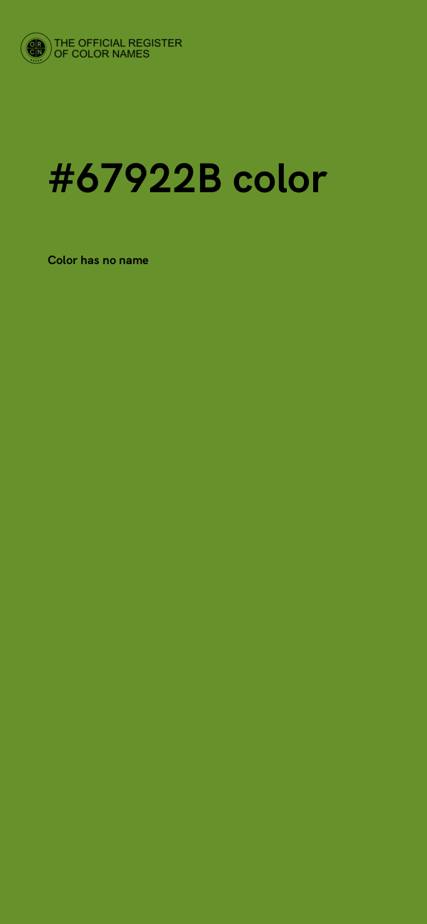 #67922B color image