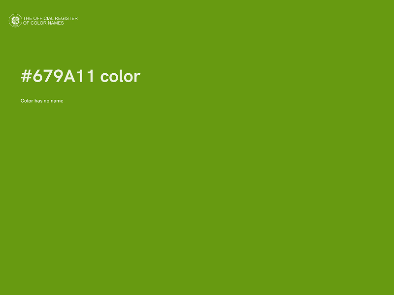 #679A11 color image