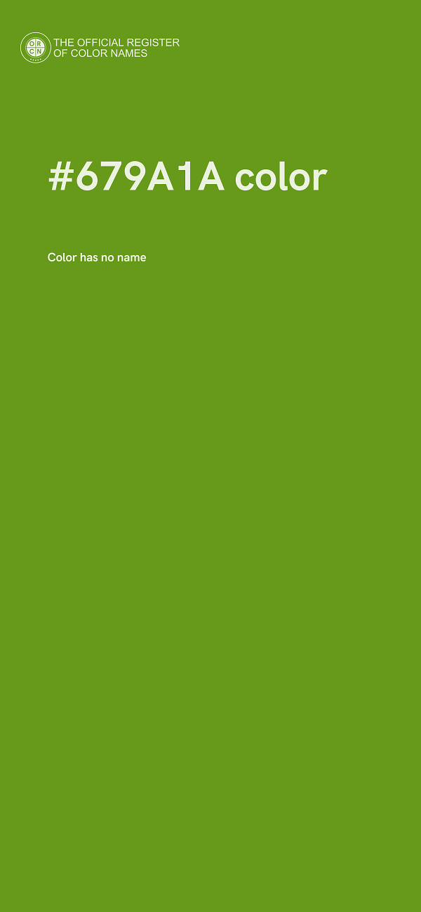 #679A1A color image