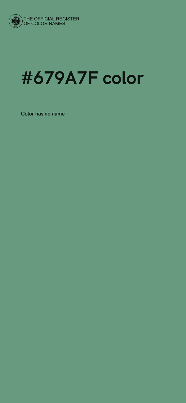 #679A7F color image