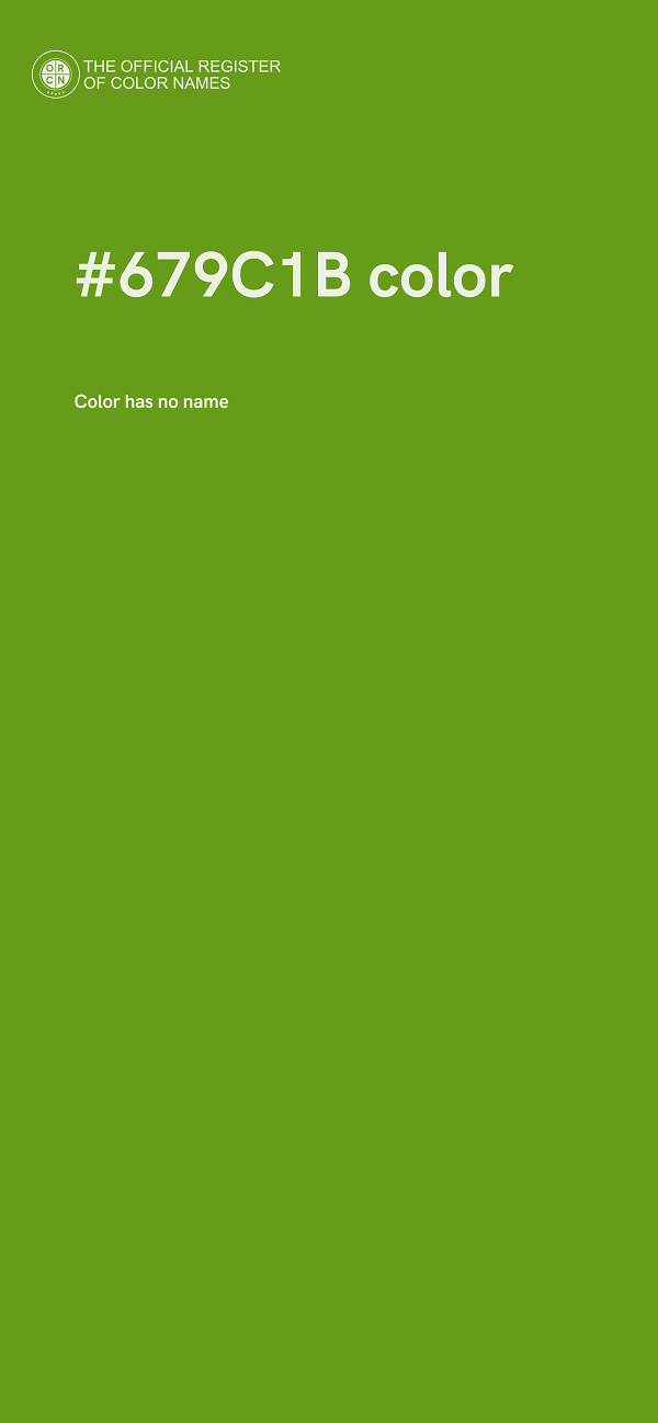 #679C1B color image