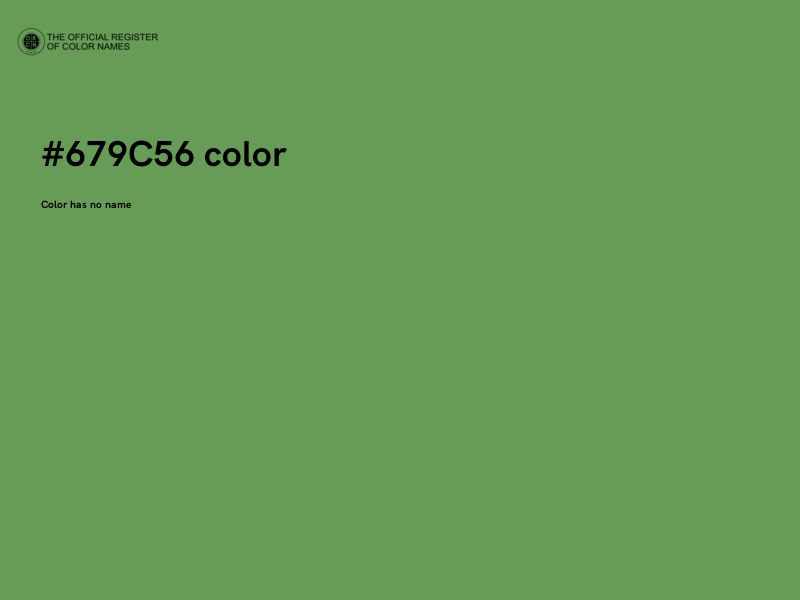 #679C56 color image